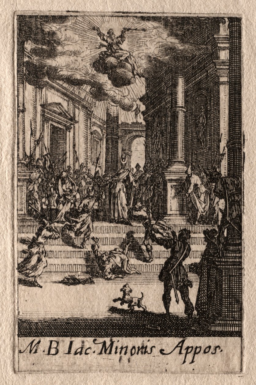 Havarilerin Şehitliği: Az Aziz James. by Jacques Callot