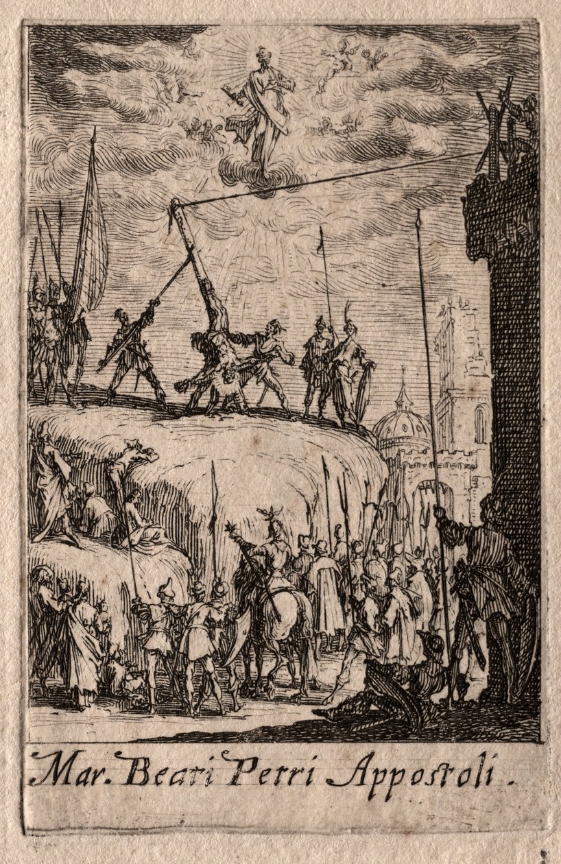 Havarilerin Şehitliği: Aziz Petrus by Jacques Callot