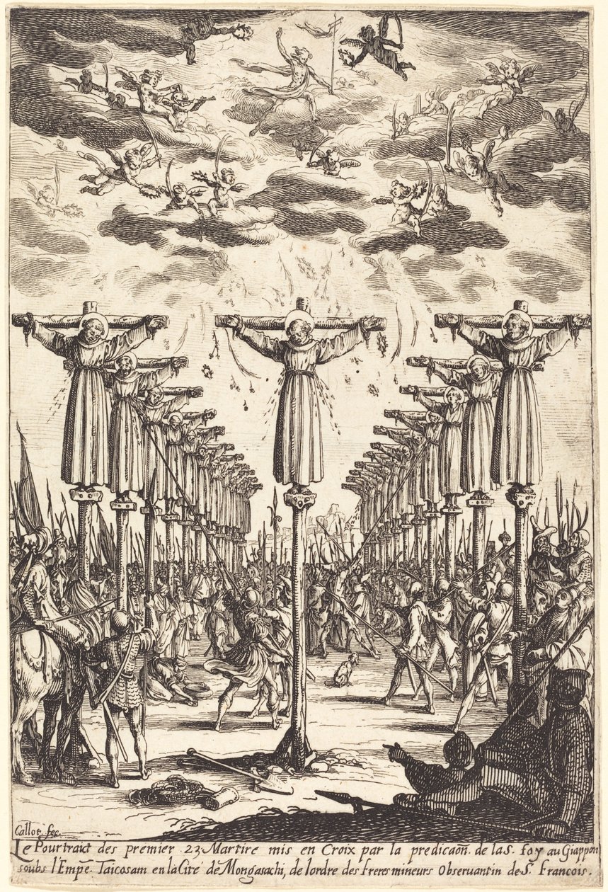 Japonya Şehitleri by Jacques Callot