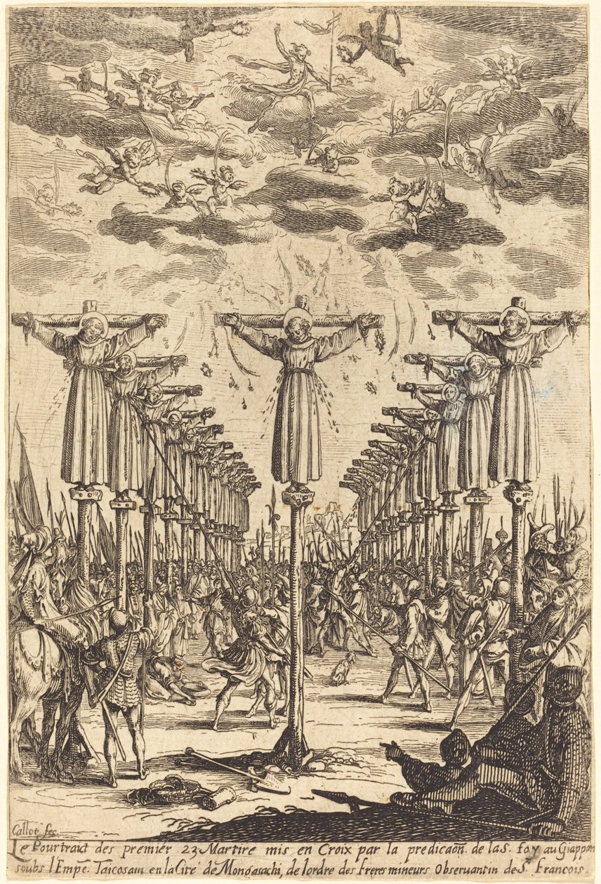 Japonya Şehitleri by Jacques Callot