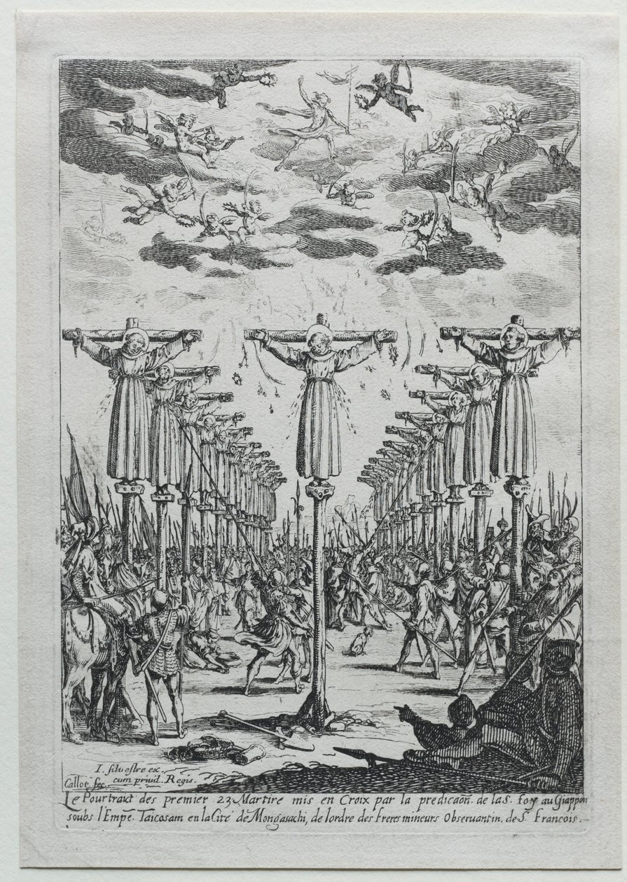Japonya Şehitleri. by Jacques Callot