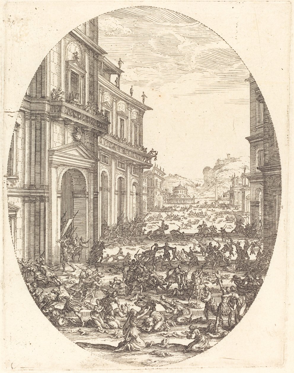 Masumların Katliamı by Jacques Callot
