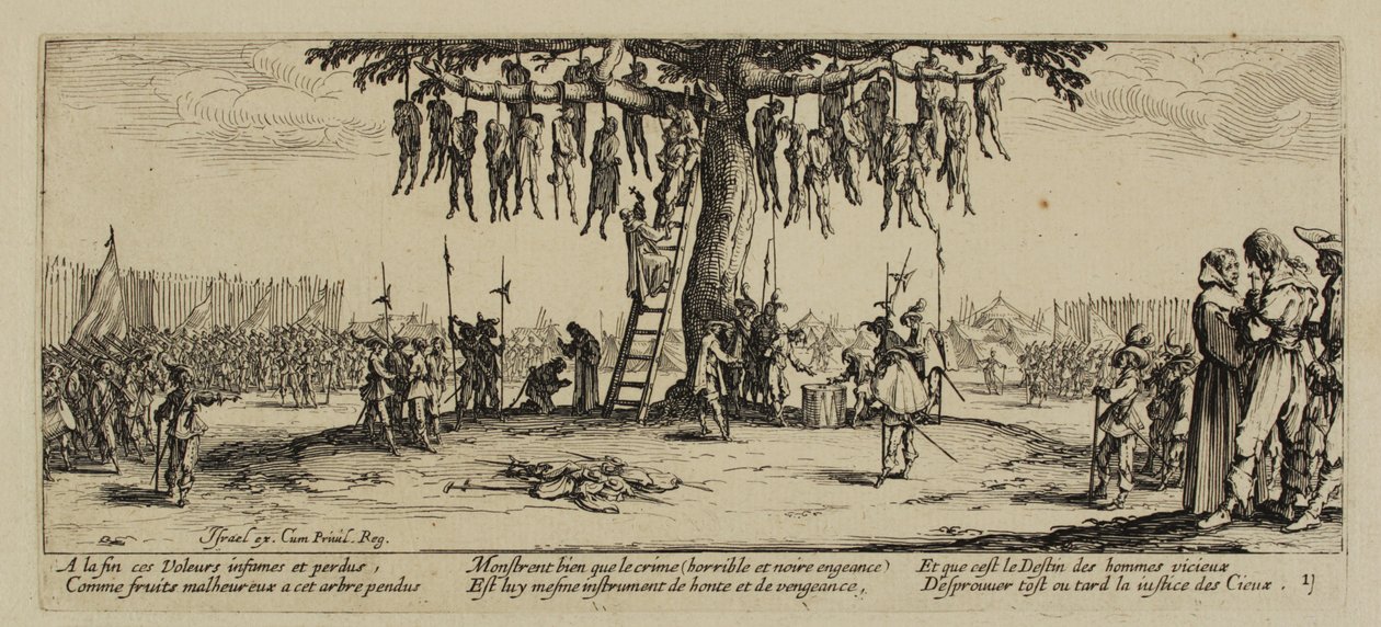 Savaşın Sefaletleri, No. 11. Asma, 1633 by Jacques Callot