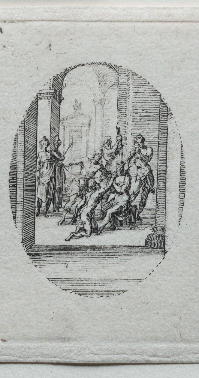 Tutkunun Sırları: Dikenlerle Taçlanan İsa by Jacques Callot