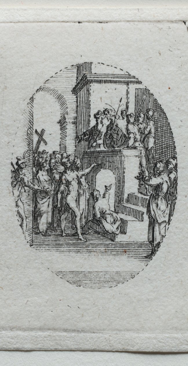 Tutkunun Sırları: İnsanlara Sunulan Mesih. by Jacques Callot