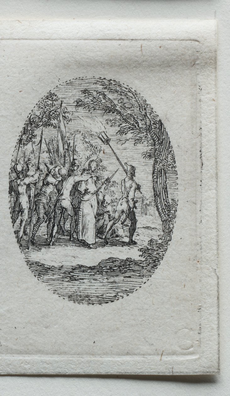 Tutkunun Gizemleri: Tutsak Edilen Mesih. by Jacques Callot