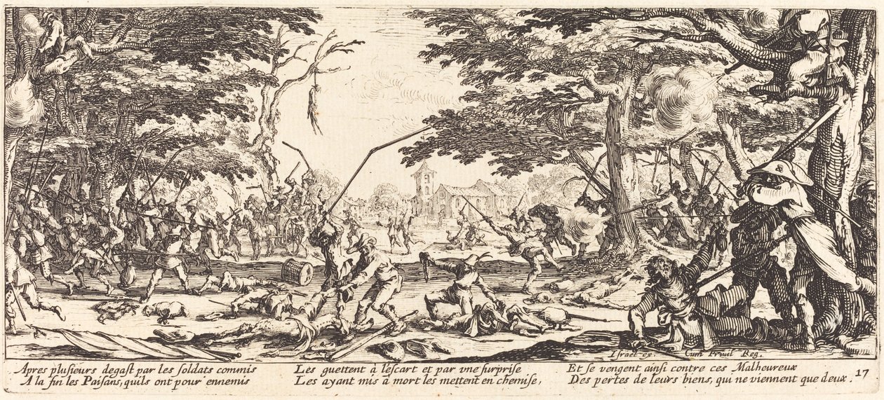 Köylüler Kendilerinin İntikamı by Jacques Callot