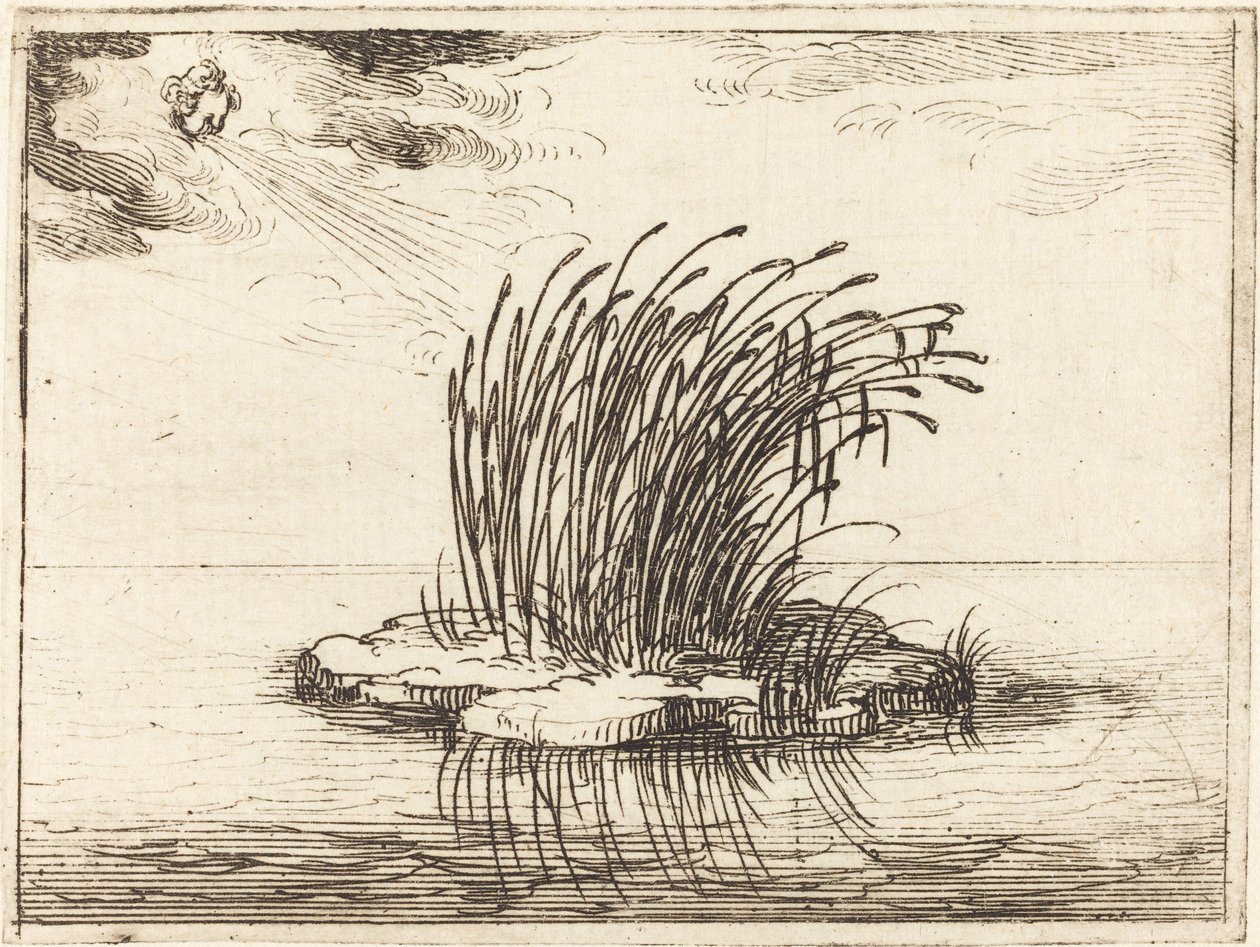 Sazlıklar ve Rüzgar, 1628. by Jacques Callot