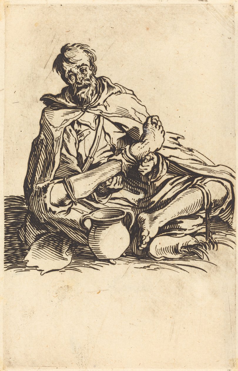 Hasta Adam, c. 1622. by Jacques Callot