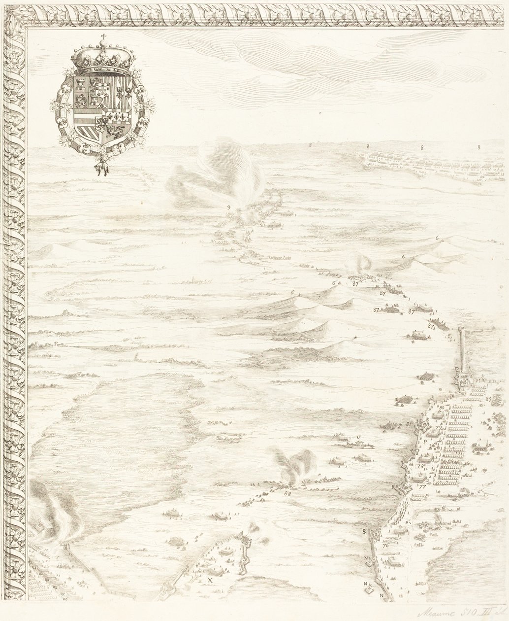 Breda Kuşatması [plaka 1 / 6] by Jacques Callot