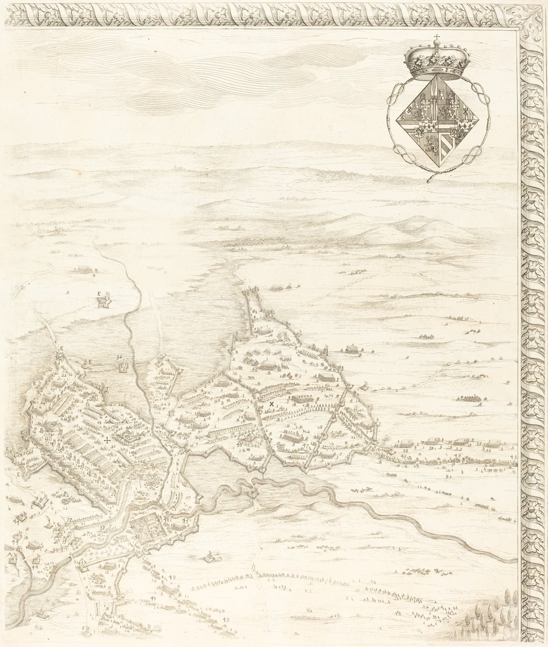 Breda Kuşatması [plaka 3 / 6] by Jacques Callot