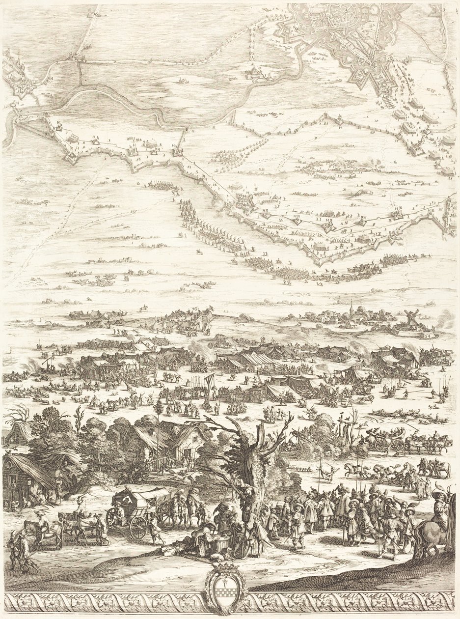 Breda Kuşatması [plaka 5 / 6] by Jacques Callot
