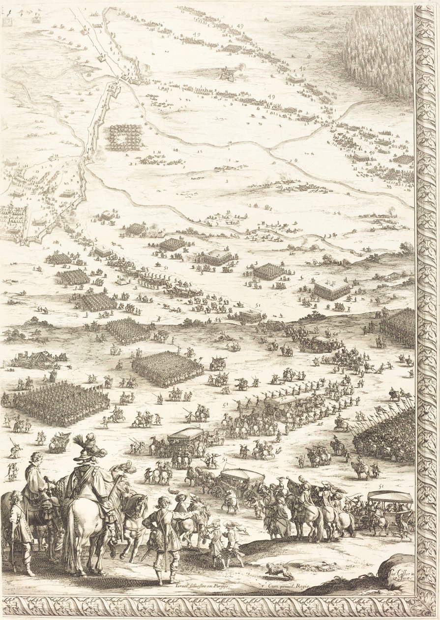 Breda Kuşatması [plaka 6 / 6] by Jacques Callot