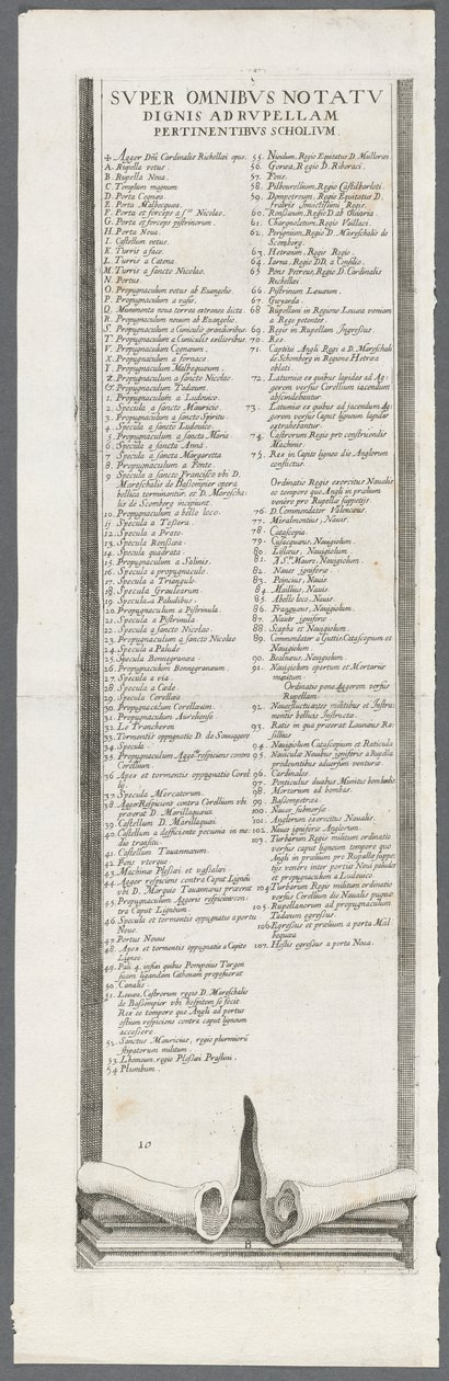 La Rochelle Kuşatması: Levha 13, 1628-1630. by Jacques Callot