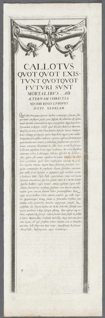 La Rochelle Kuşatması: Levha 8, 1628-1630. by Jacques Callot
