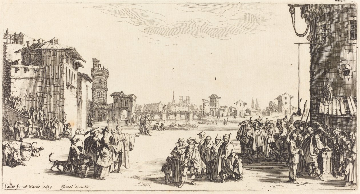 Köle Pazarı by Jacques Callot