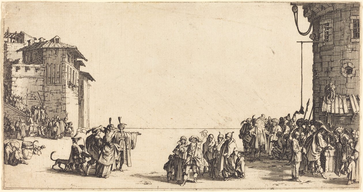 Köle Pazarı by Jacques Callot