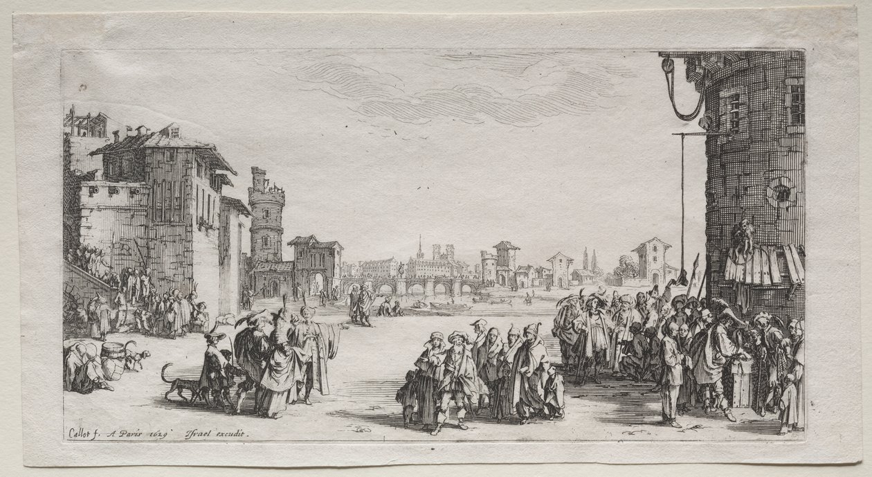 Köle Pazarı by Jacques Callot