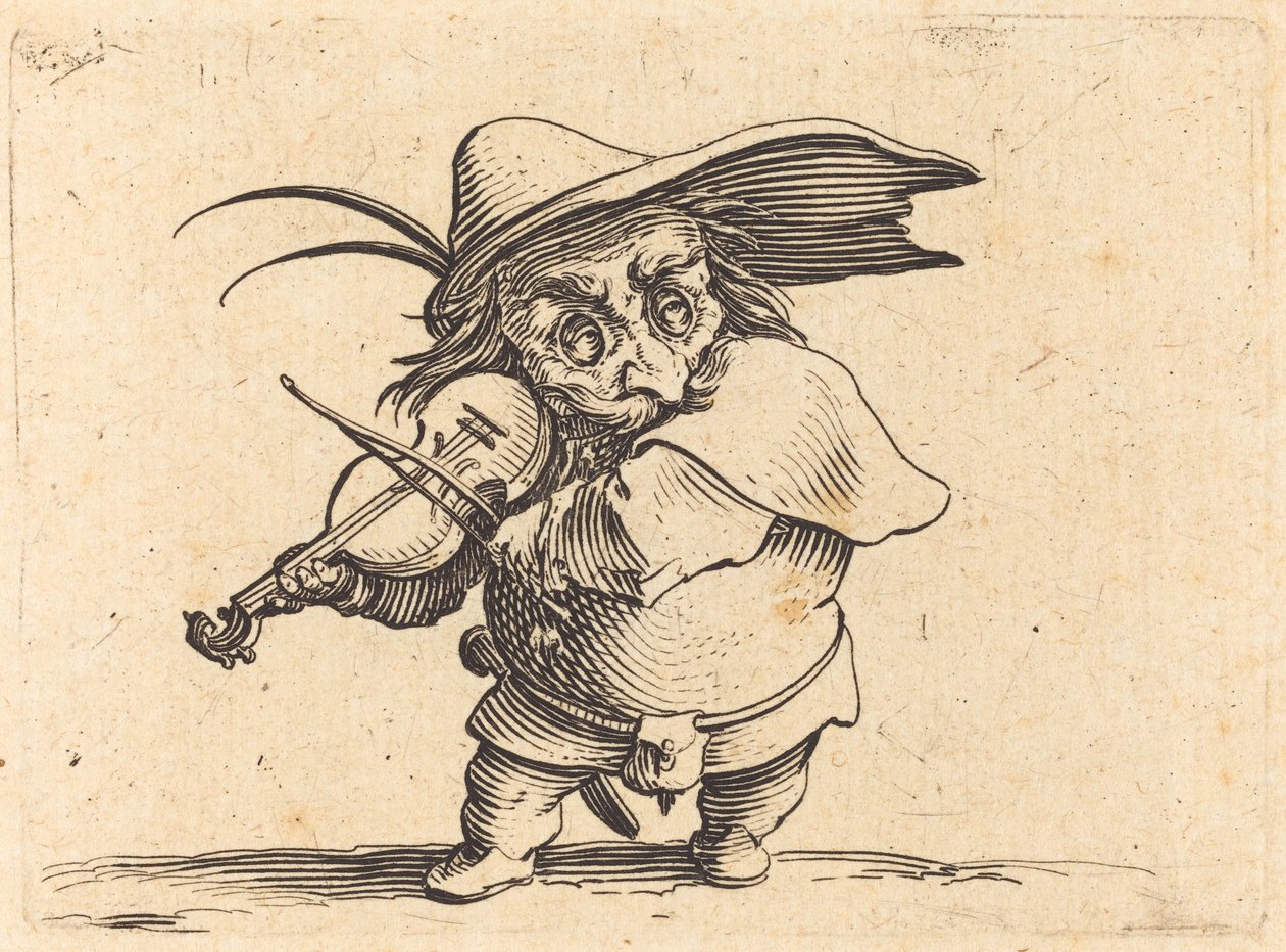 kemancı by Jacques Callot