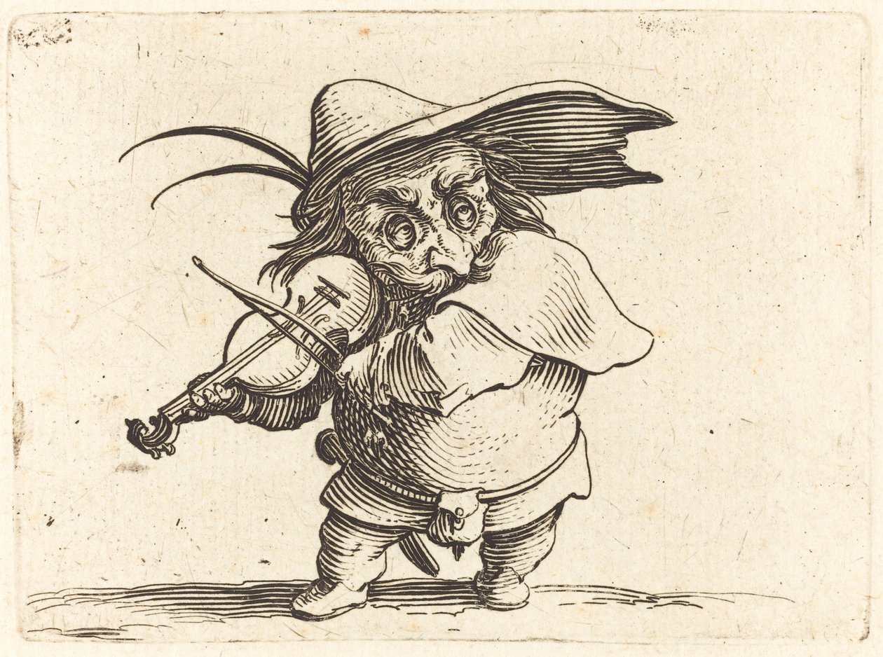 kemancı by Jacques Callot