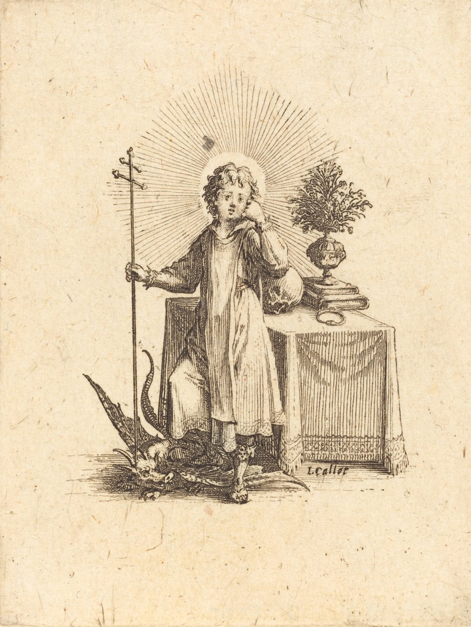 Genç İsa. by Jacques Callot