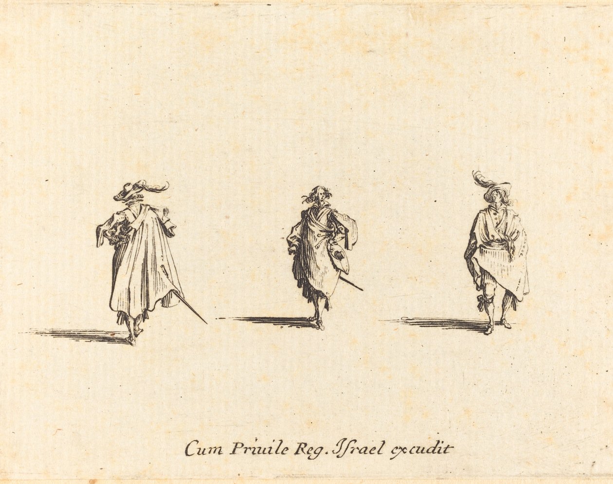 Üç Beyler by Jacques Callot