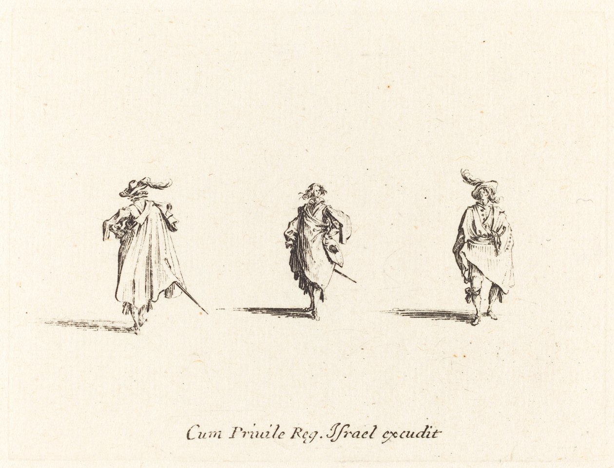 Üç Beyler by Jacques Callot