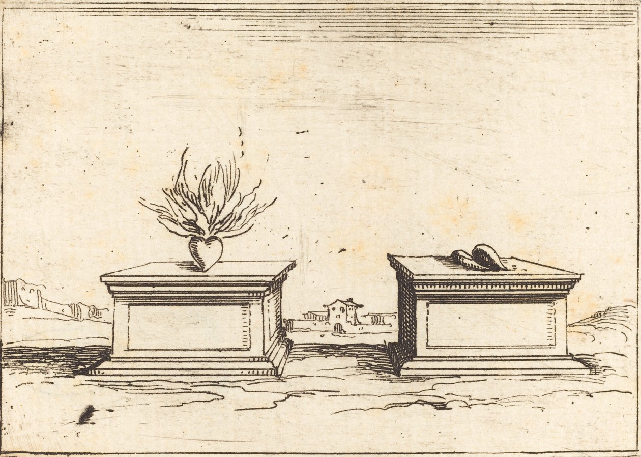 İki kalp by Jacques Callot