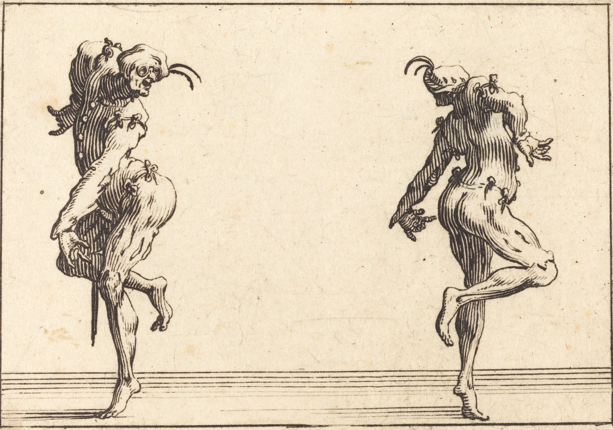 Dans eden iki pantalon by Jacques Callot
