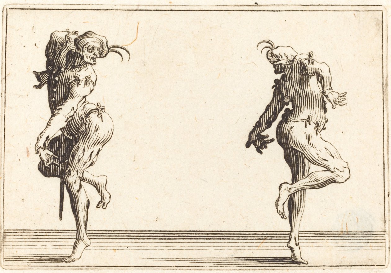 Dans eden iki pantalon by Jacques Callot