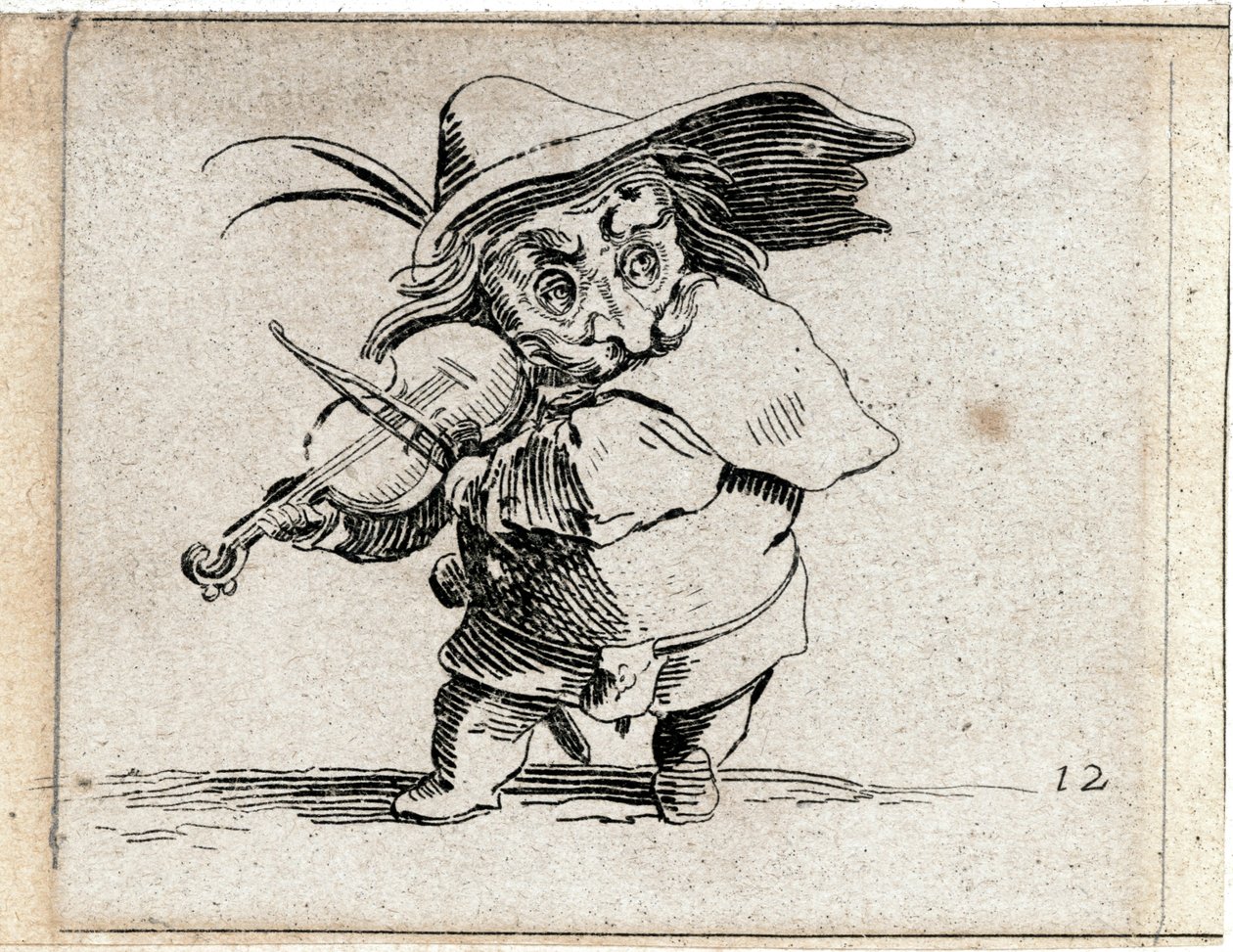 Varie Figure Gobbi ... (gravür) by Jacques Callot