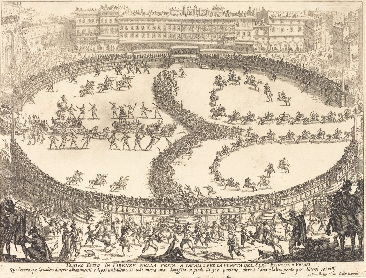 Festivalden Görünüm by Jacques Callot