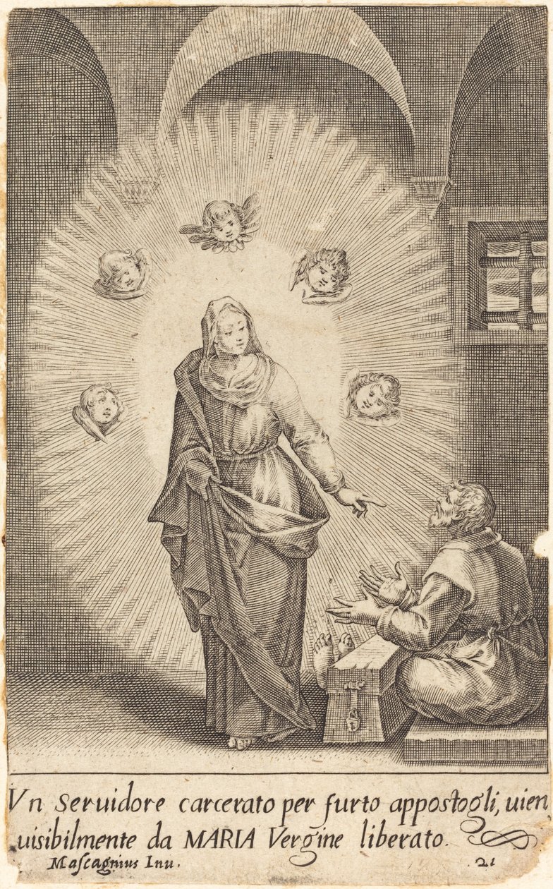 Teslim edilen Hizmetçi by Jacques Callot after Donato Mascagni