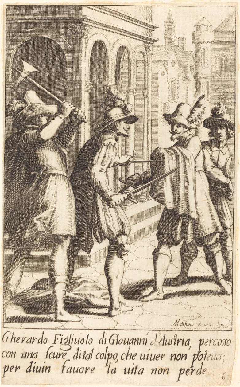 gerardo by Jacques Callot after Matteo Rosselli