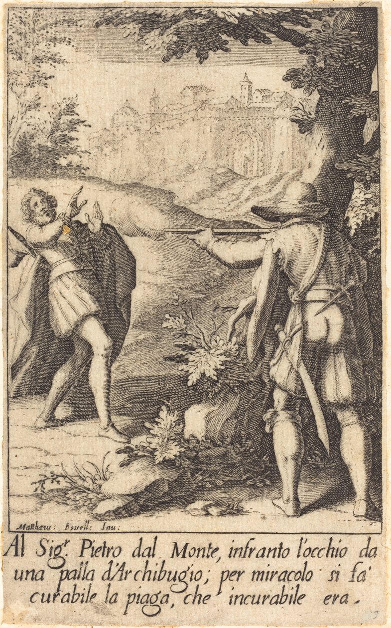 Pietro Dal Monte by Jacques Callot after Matteo Rosselli