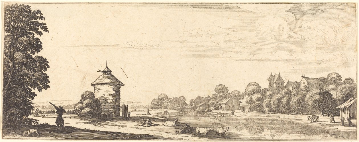 güvercin by Jacques Callot or Follower of Jacques Callot