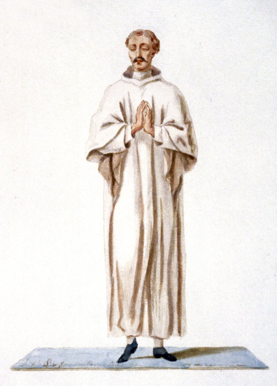 Guillaume d'Argenteuil, Tapınak Şövalyeleri'nin saymanı by Jacques Charles Bar