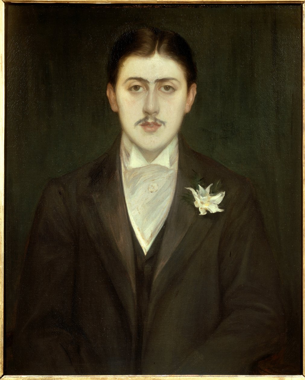 Fransız yazar Marcel Proust'un (1871-1922) portresi. Jacques Emile (Jacques-Emile) Blanche (1861-1942) tarafından yapılan tablo. by Jacques Emile Blanche