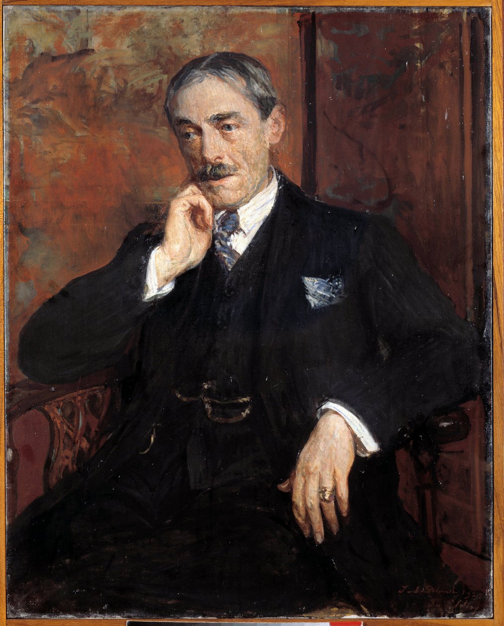 Paul Valery'nin Portresi (Fransız yazar by Jacques Emile Blanche