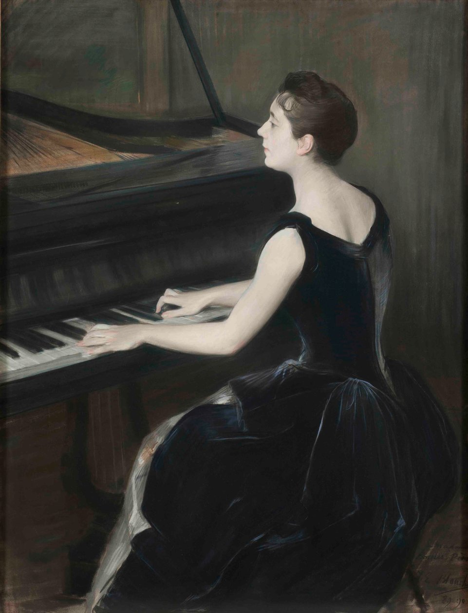 Piyanist Léontine Bordes-Pène