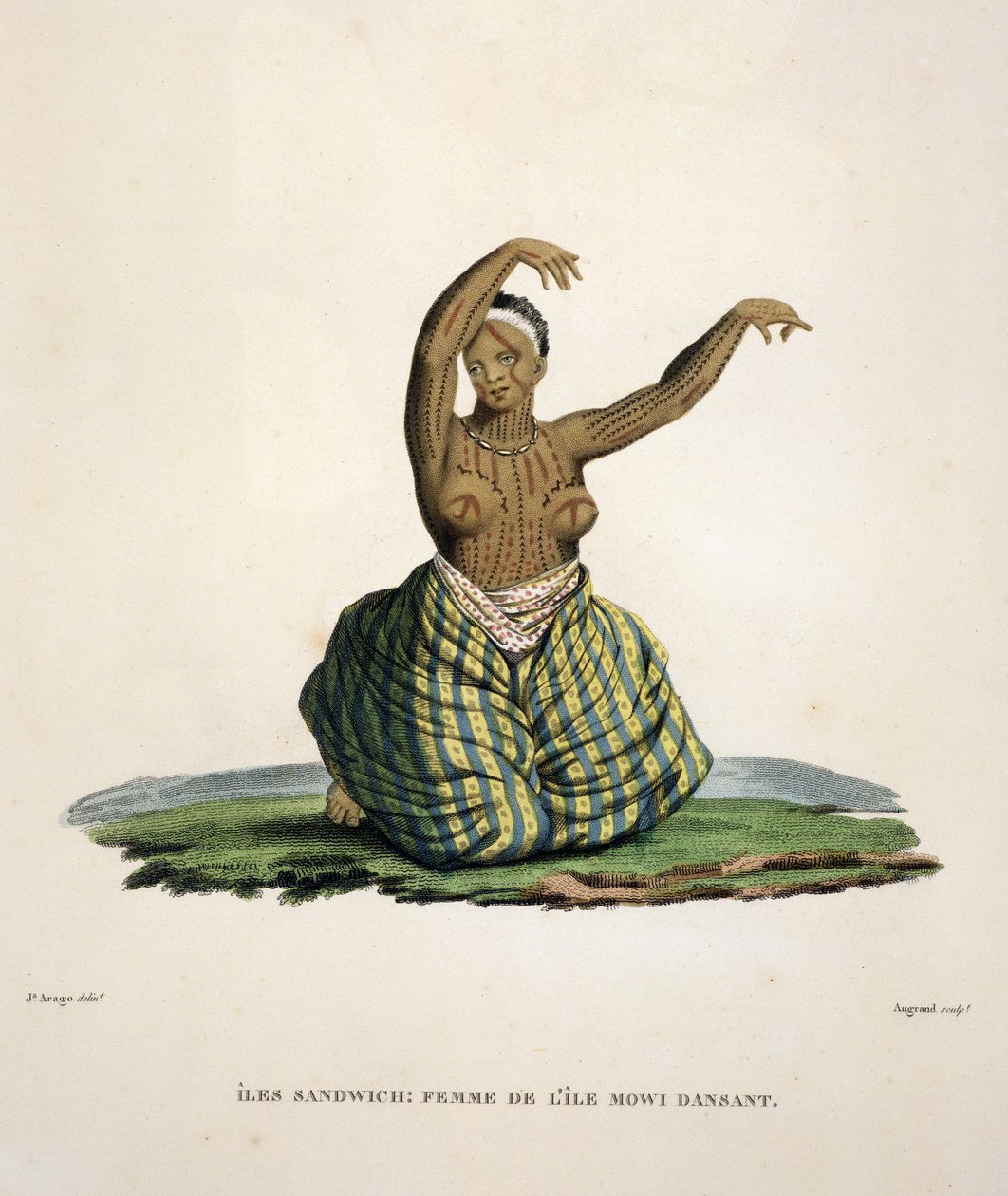 Parfait Augrand (d.1782) tarafından oyulmuş Hawaii Adaları