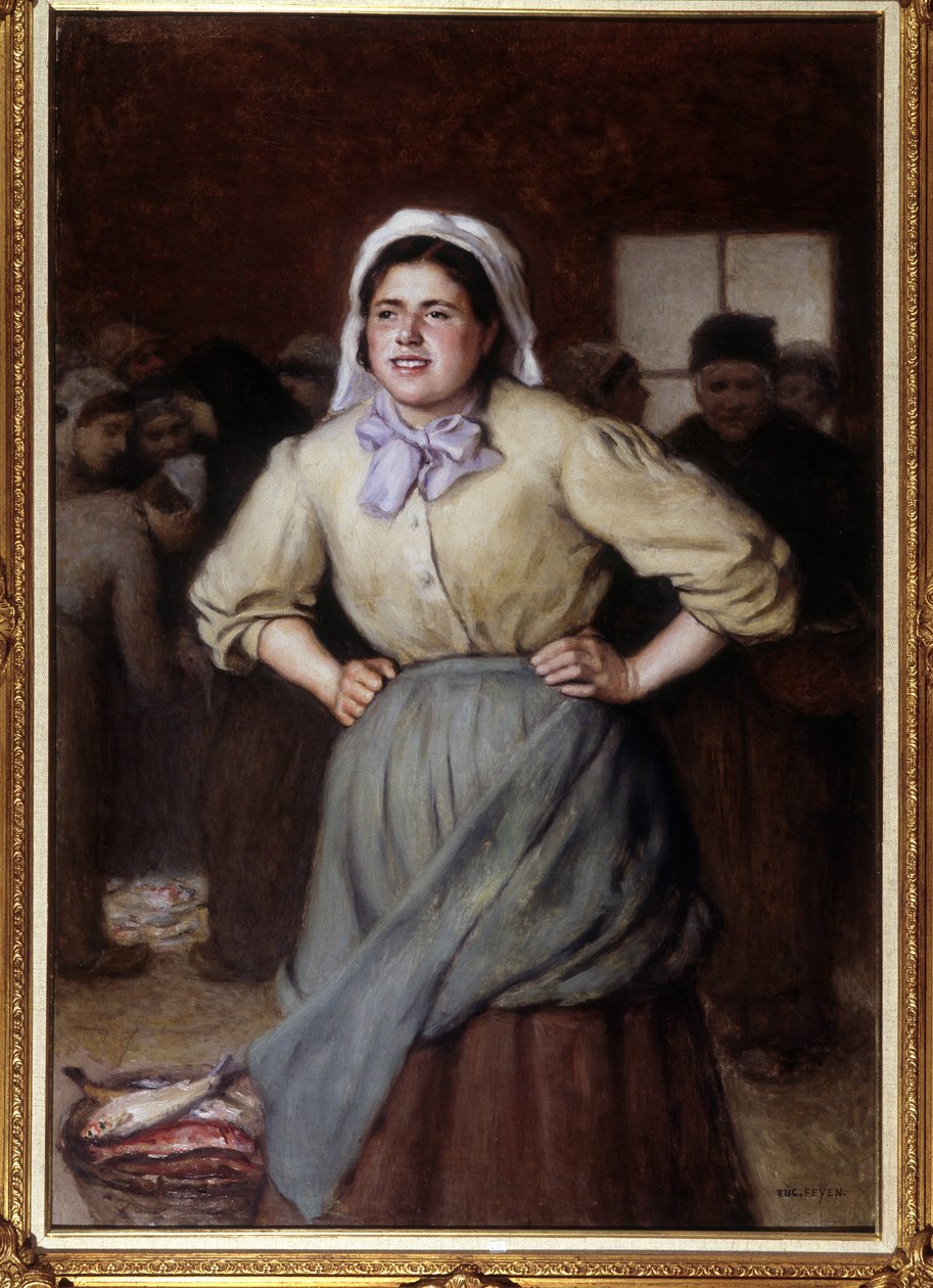 La cancalaise - Resim, Jacques Eugene Feyen (1815-1908), n.d. by Jacques Eugene Feyen