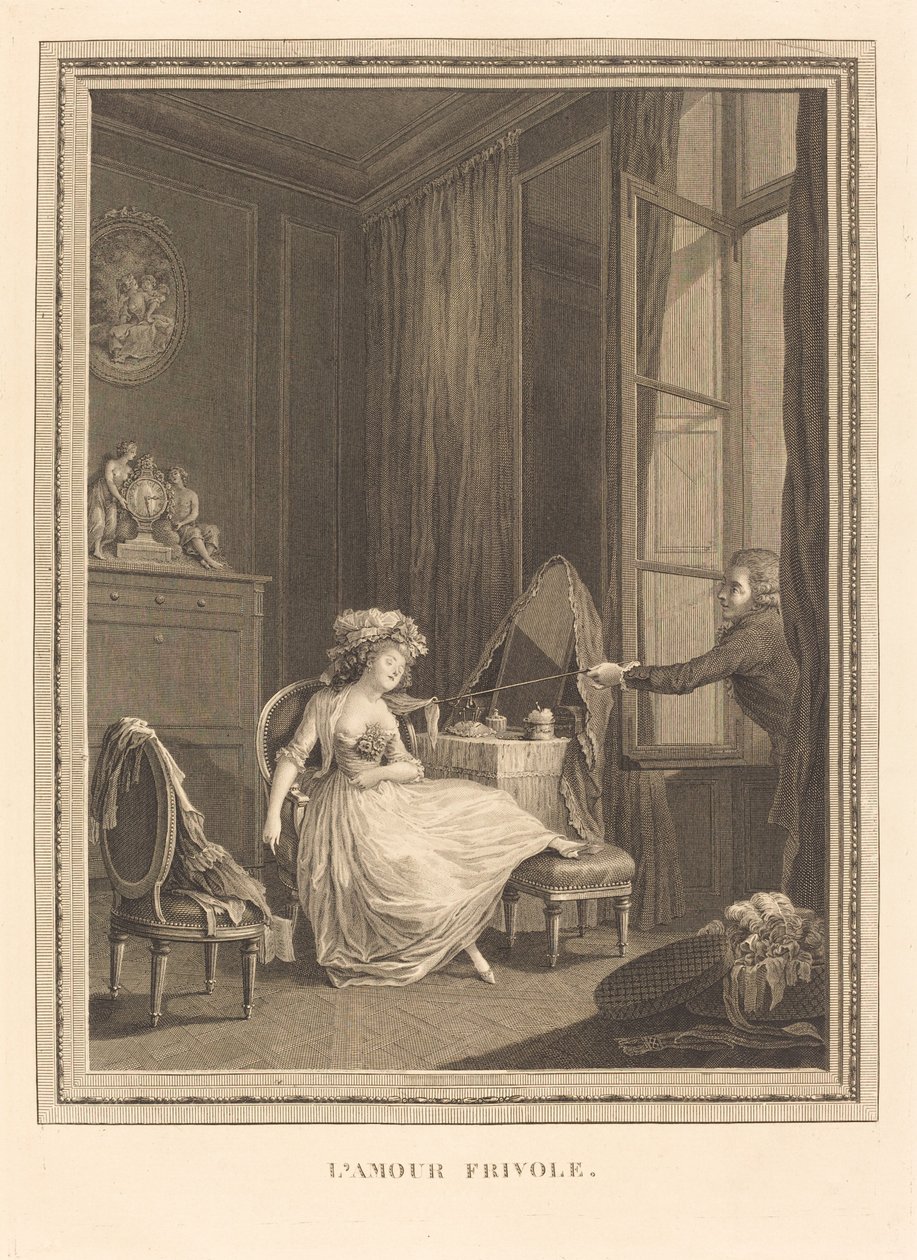 anlamsız aşk by Jacques Firmin Beauvarlet after Pierre Antoine Baudouin