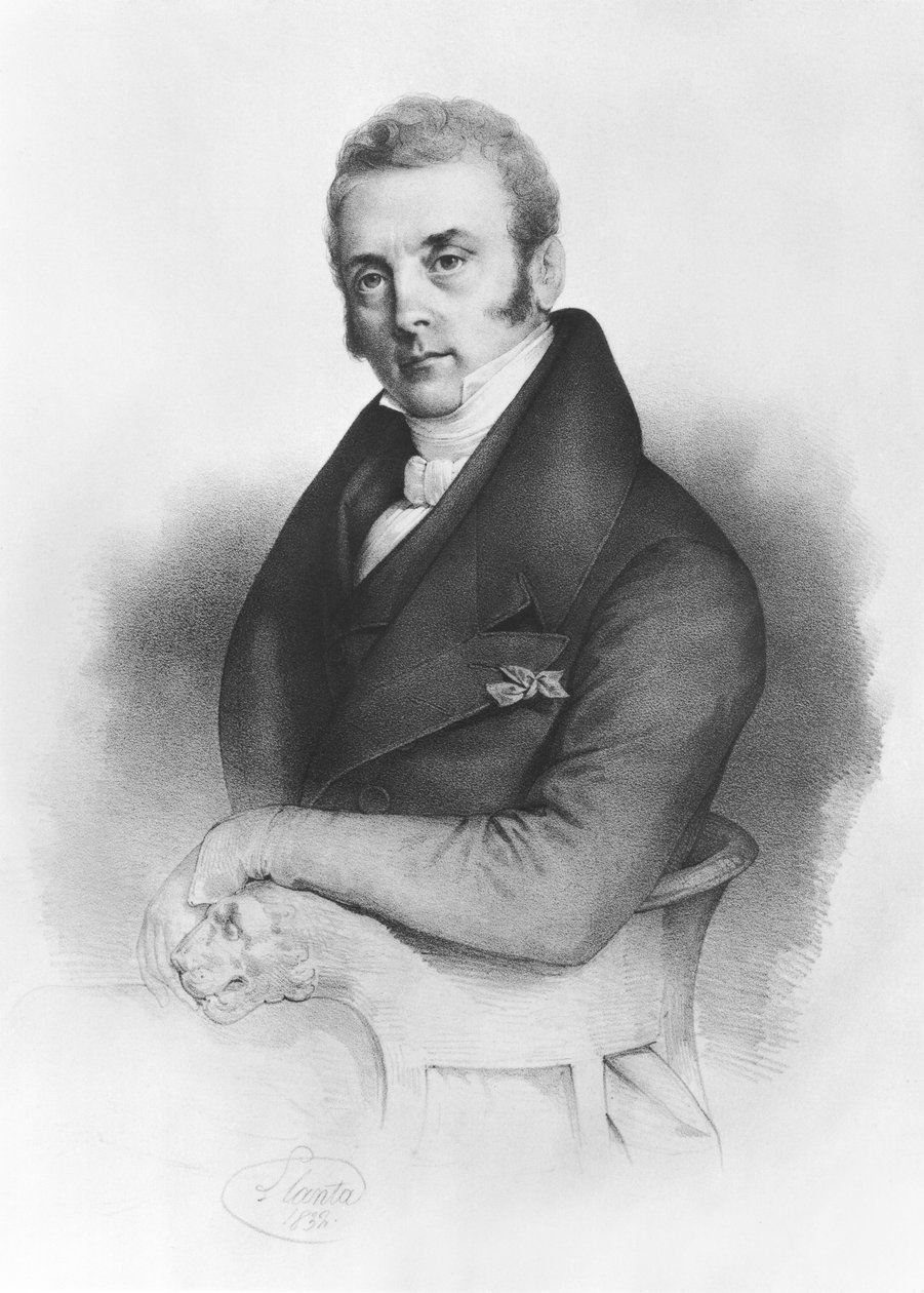 Ruh Auber (1782-1871) 1832 by Jacques Francois Gauderique Llanta
