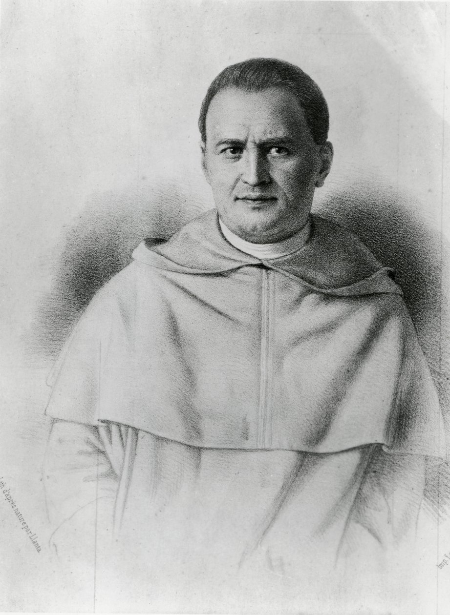 Henri-Dominique Lacordaire  by Jacques Francois Gauderique Llanta