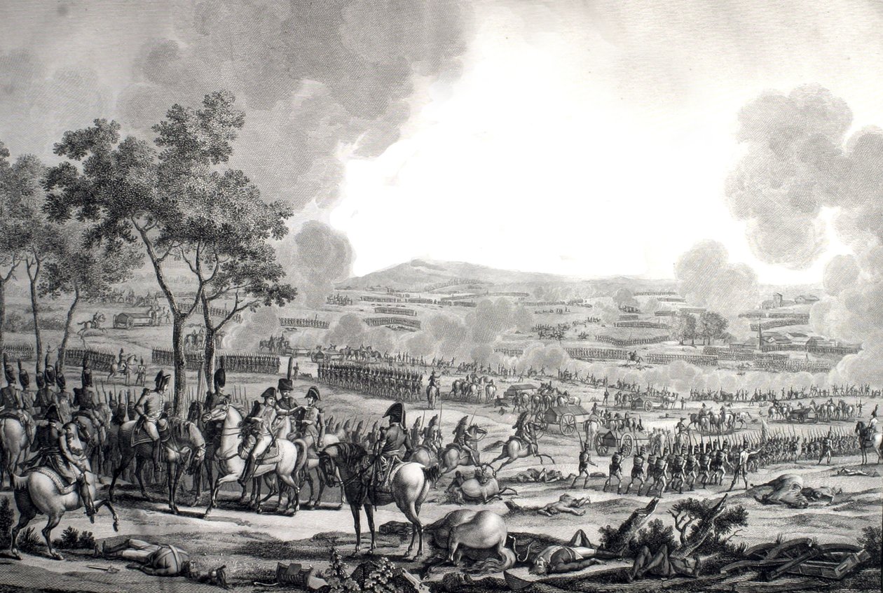 Wagram Savaşı, 17 Temmuz by Jacques Francois Joseph (after) Swebach
