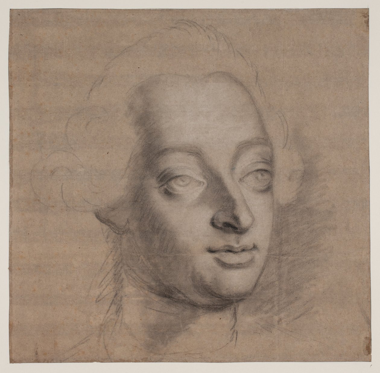 Frederik V. 3/4 Profilinin Portresi by Jacques Francois Joseph Saly