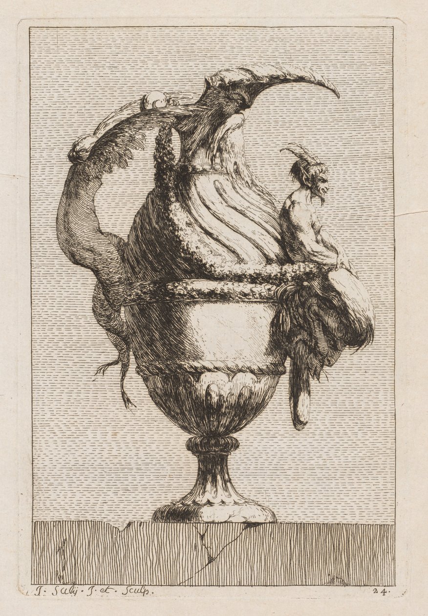 Vazo Takımı: Levha 24, 1746. by Jacques Francois Joseph Saly