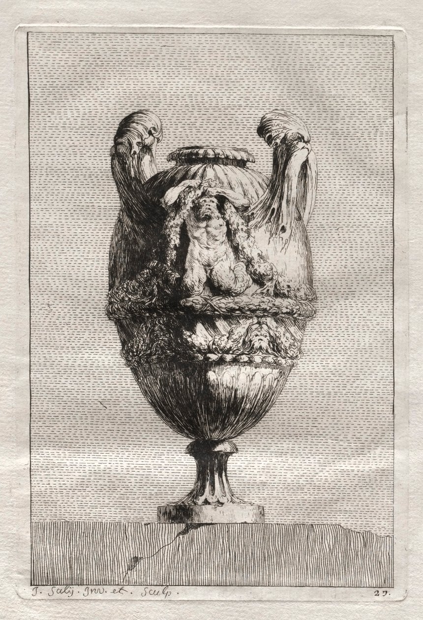Vazo Takımı: Levha 27, 1746. by Jacques Francois Joseph Saly