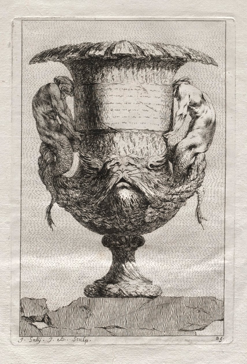 Vazo Takımı: Levha 29, 1746. by Jacques Francois Joseph Saly